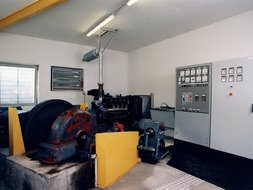 Kraftwerk Rettenbach Oberstufe Maschinenraum